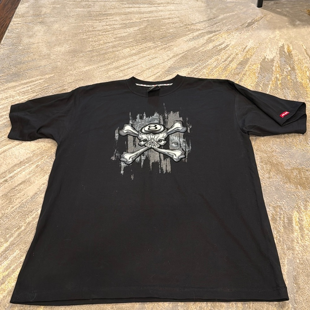 Vintage JNCO black skull graphic short sleeve t-shirt men's XL black in EUC